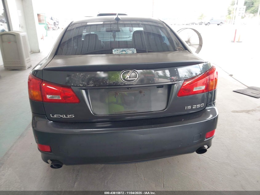 2007 Lexus Is 250 VIN: JTHBK262975036160 Lot: 43615972
