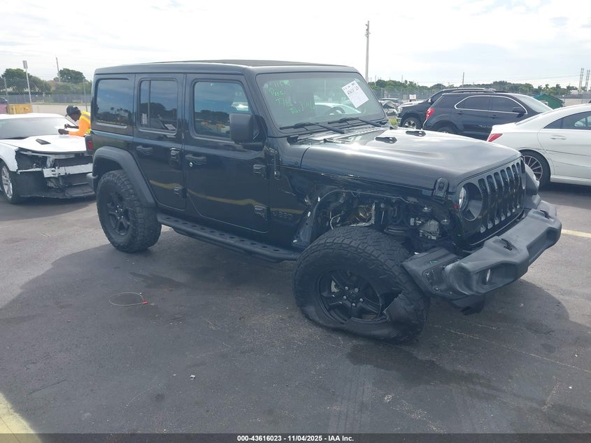 2022 JEEP WRANGLER UNLIMITED SPORT S 4X4 - 1C4HJXDG5NW148679