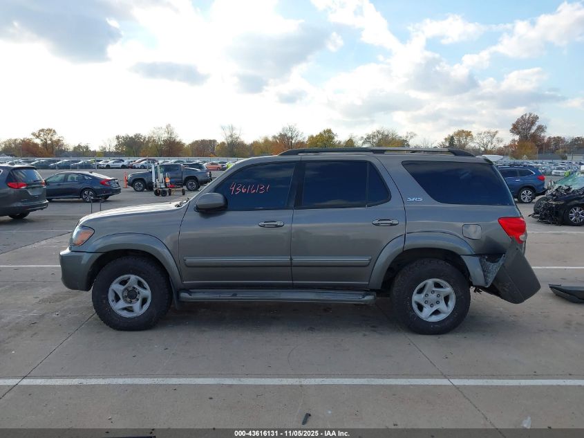 2006 Toyota Sequoia Sr5 VIN: 5TDBT44A76S274117 Lot: 43616131