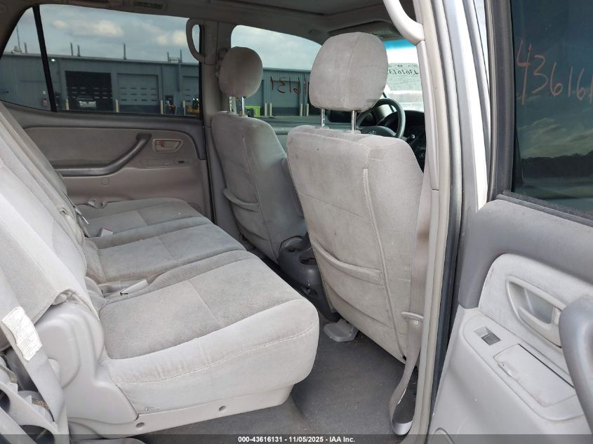 2006 Toyota Sequoia Sr5 VIN: 5TDBT44A76S274117 Lot: 43616131