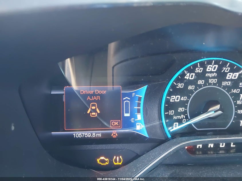 2013 Ford C-Max Hybrid Sel VIN: 1FADP5BUXDL513924 Lot: 43616144