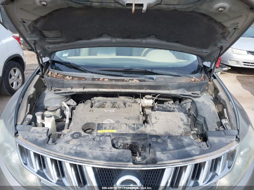 2009 Nissan Murano S VIN: JN8AZ18U09W104946 Lot: 43616177