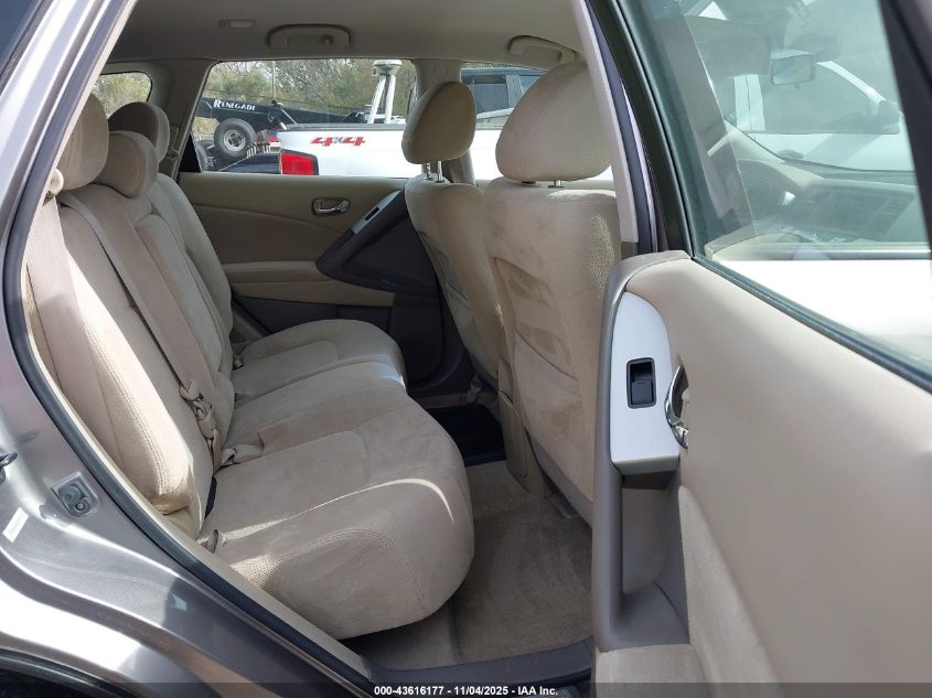 2009 Nissan Murano S VIN: JN8AZ18U09W104946 Lot: 43616177