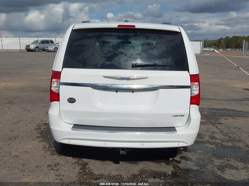 2016 Chrysler Town & Country Limited VIN: 2C4RC1JG3GR208941 Lot: 43616186