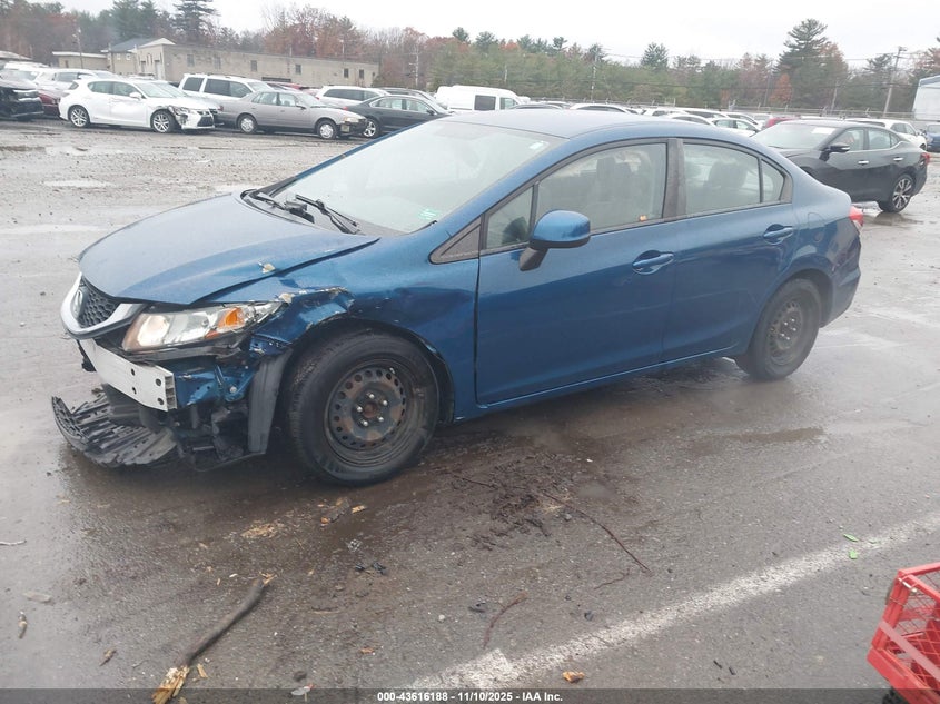 2013 HONDA CIVIC LX - 2HGFB2F54DH539193