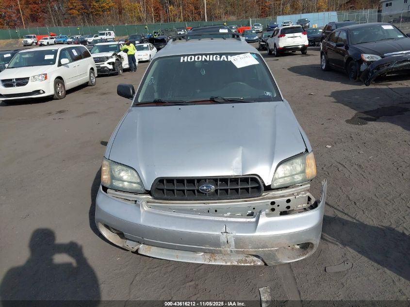 2004 Subaru Outback VIN: 4S3BH675947616024 Lot: 43616212