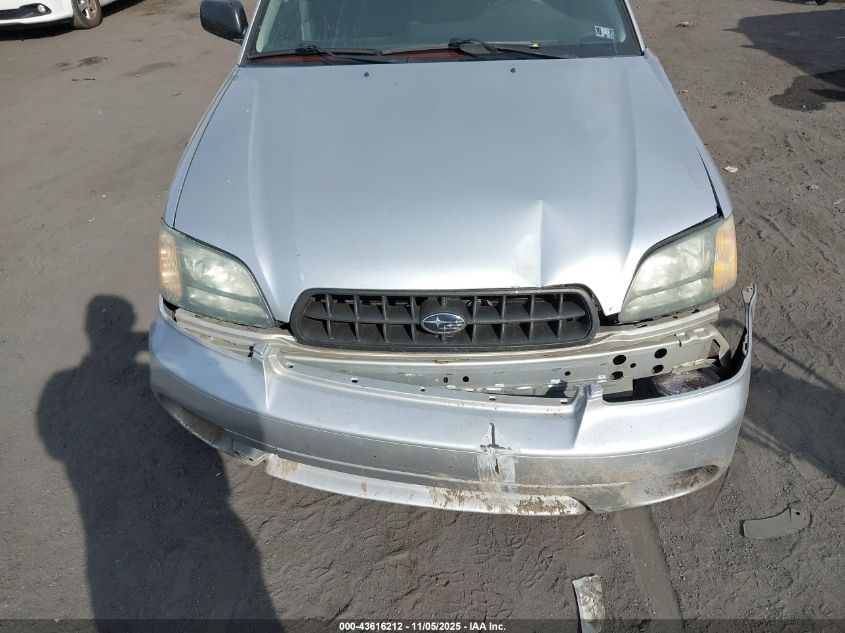 2004 Subaru Outback VIN: 4S3BH675947616024 Lot: 43616212