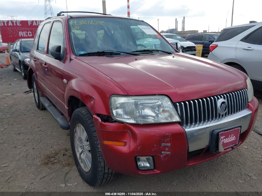 2005 Mercury Mariner Luxury/Premier VIN: 4M2YU571X5DJ29344 Lot: 43616289