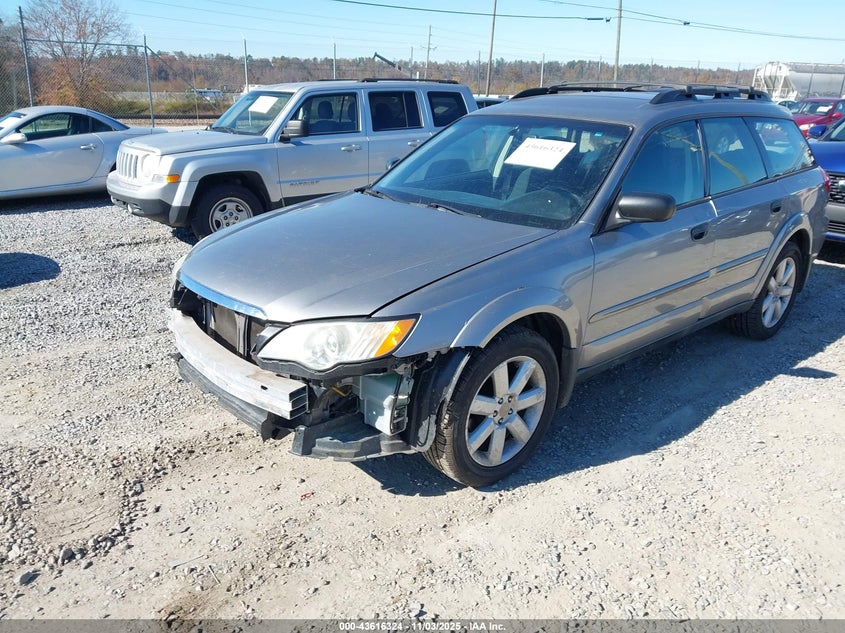 2009 Subaru Outback 2.5I silver wagon gasoline 4S4BP61C897326094 photo #3