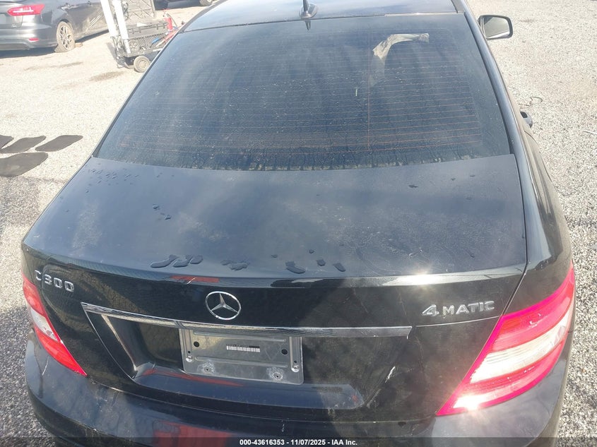 2009 Mercedes-Benz C 300 Sport 4Matic VIN: WDDGF81X59F205093 Lot: 43616353