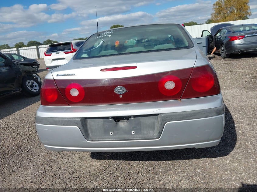2003 Chevrolet Impala VIN: 2G1WF52E039345370 Lot: 43616398