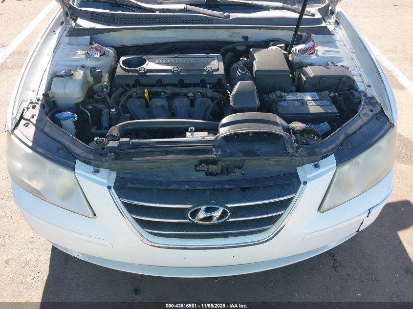 2009 Hyundai Sonata Gls VIN: 5NPET46C09H434277 Lot: 43616551