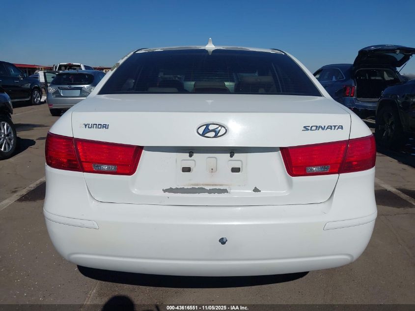 2009 Hyundai Sonata Gls VIN: 5NPET46C09H434277 Lot: 43616551