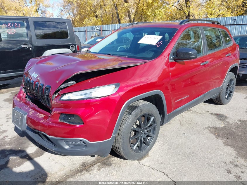 1C4PJLAB6FW695166 2015 JEEP CHEROKEE photo no. 2