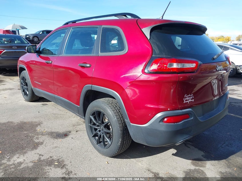 1C4PJLAB6FW695166 2015 JEEP CHEROKEE photo no. 3