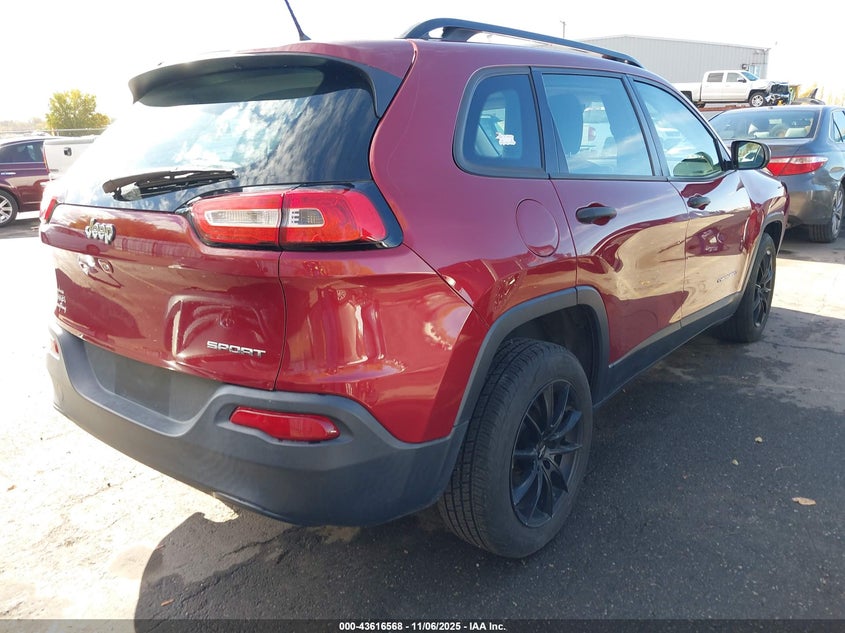 1C4PJLAB6FW695166 2015 JEEP CHEROKEE photo no. 4