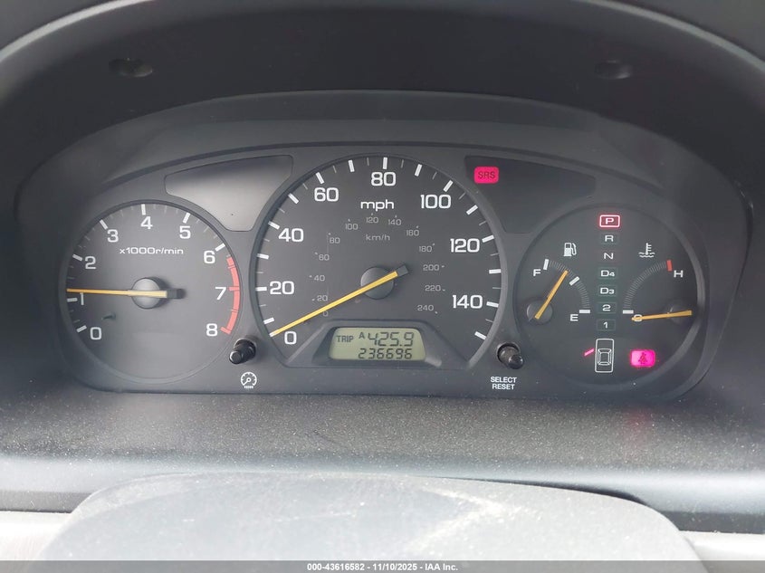 2001 Honda Accord 3.0 Ex VIN: 1HGCG16591A013182 Lot: 43616582