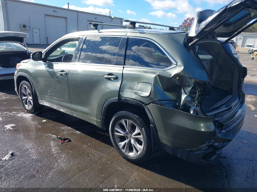2015 Toyota Highlander Xle V6 VIN: 5TDJKRFH7FS176758 Lot: 43616631