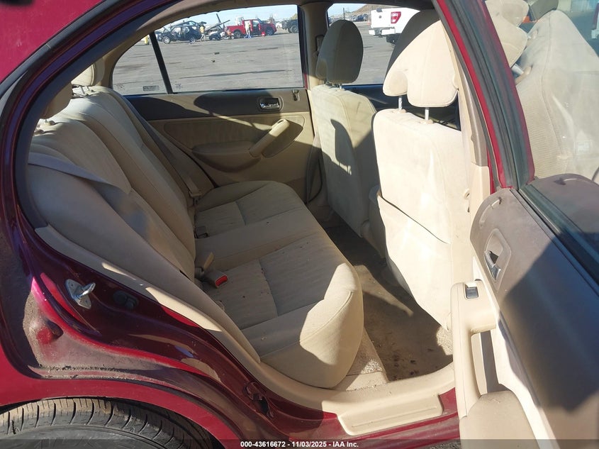 2003 Honda Civic Lx VIN: 2HGES15543H571261 Lot: 43616672