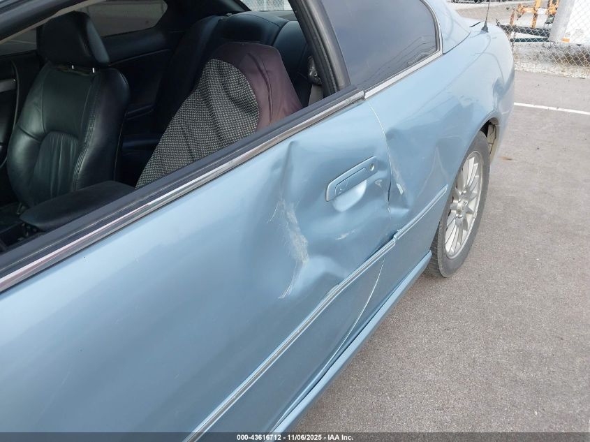 2004 Chrysler Sebring Limited VIN: 4C3AG52H14E101284 Lot: 43616712