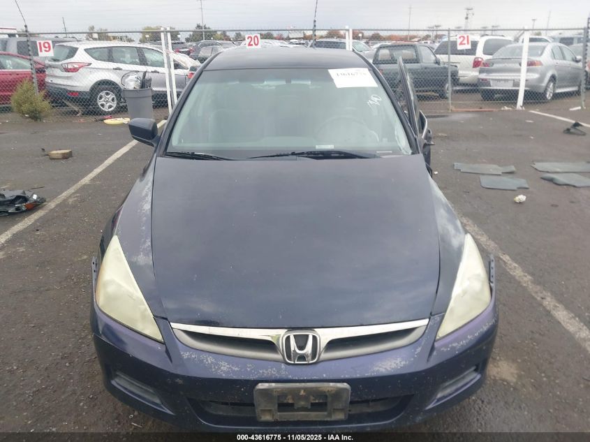 2007 Honda Accord 3.0 Se VIN: 1HGCM664X7A070691 Lot: 43616775