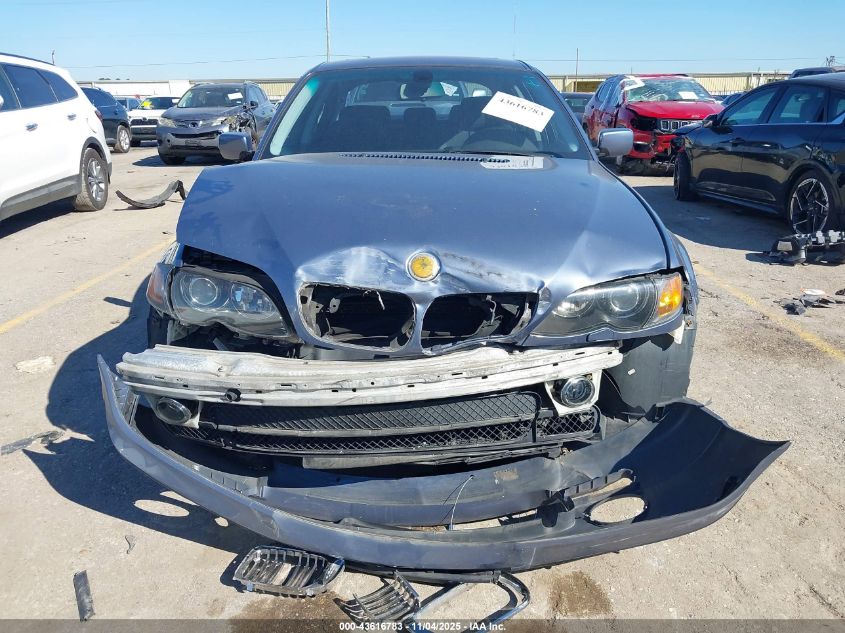 2005 BMW 330Xi VIN: WBAEW534X5PG12009 Lot: 43616783