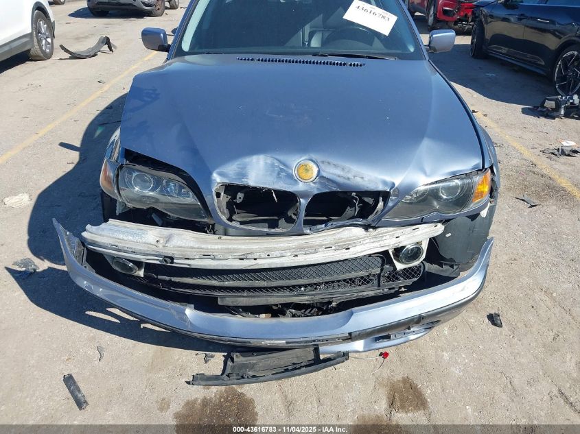 2005 BMW 330Xi VIN: WBAEW534X5PG12009 Lot: 43616783