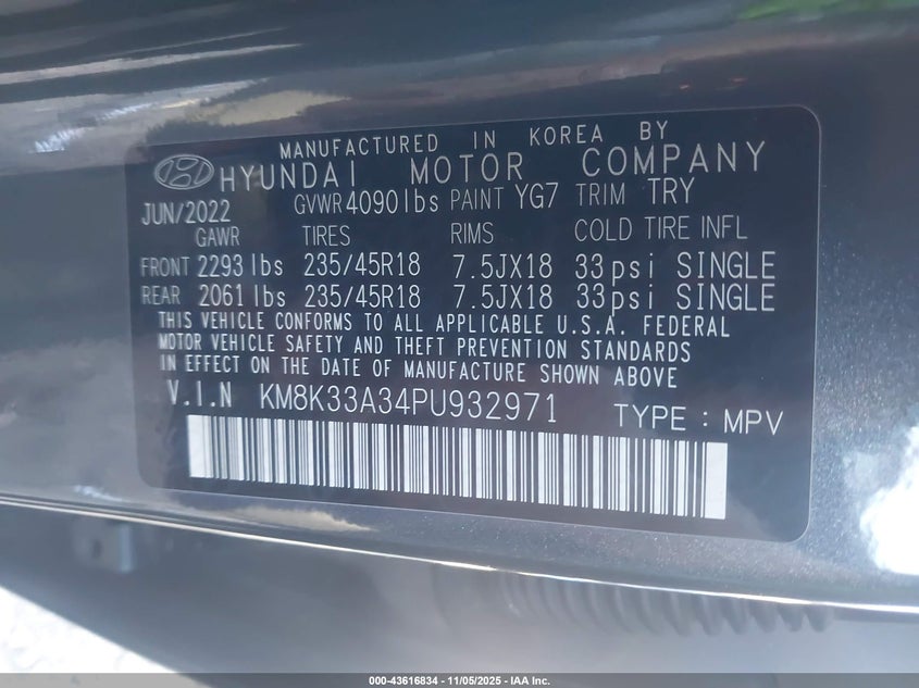2023 HYUNDAI KONA N LINE KM8K33A34PU932971