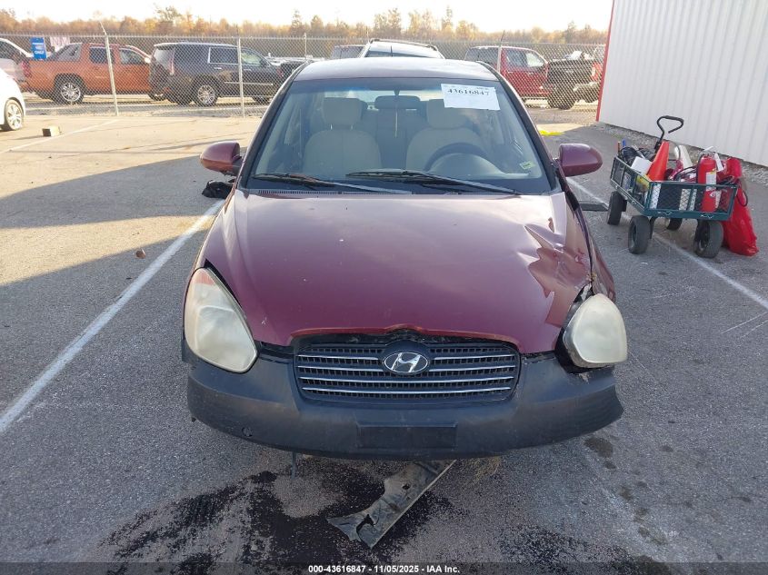 2008 Hyundai Accent Gls VIN: KMHCN46C58U199182 Lot: 43616847