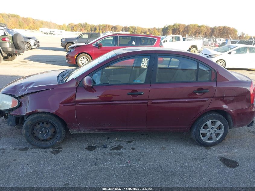 2008 Hyundai Accent Gls VIN: KMHCN46C58U199182 Lot: 43616847