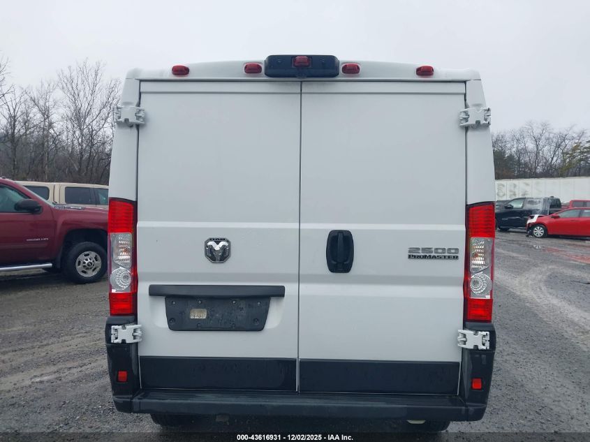 2025 Ram Promaster 2500 Tradesman Low Roof 136 Wb W/Pass Seat VIN: 3C6LRVVG6SE512577 Lot: 43616931