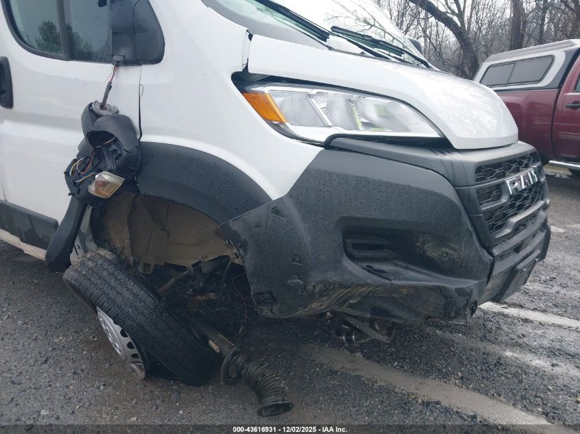 2025 Ram Promaster 2500 Tradesman Low Roof 136 Wb W/Pass Seat VIN: 3C6LRVVG6SE512577 Lot: 43616931