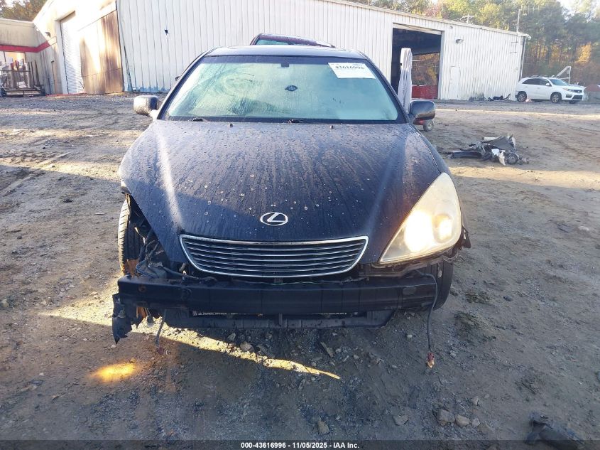 2005 Lexus Es 330 VIN: JTHBA30G455108179 Lot: 43616996