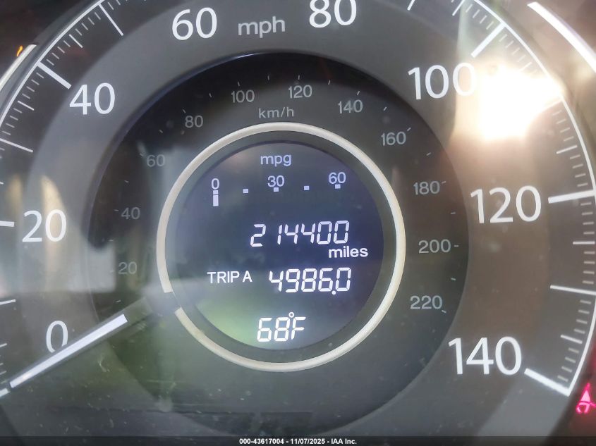 2014 Honda Cr-V Ex-L VIN: 5J6RM4H71EL014378 Lot: 43617004