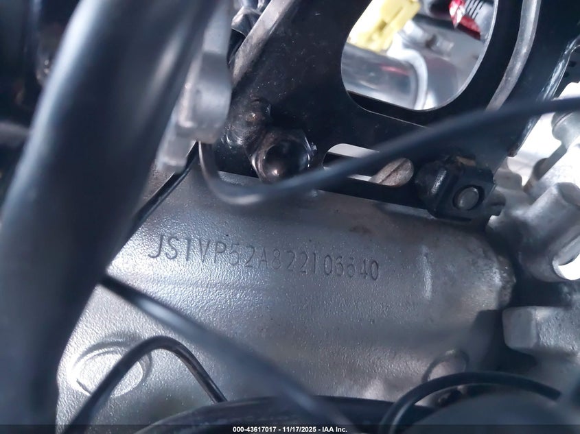 2002 Suzuki Sv650 S VIN: JS1VP52A822106640 Lot: 43617017