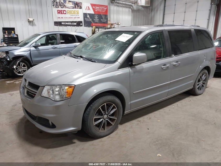 2017 DODGE GRAND CARAVAN SXT - 2C4RDGCG1HR554176