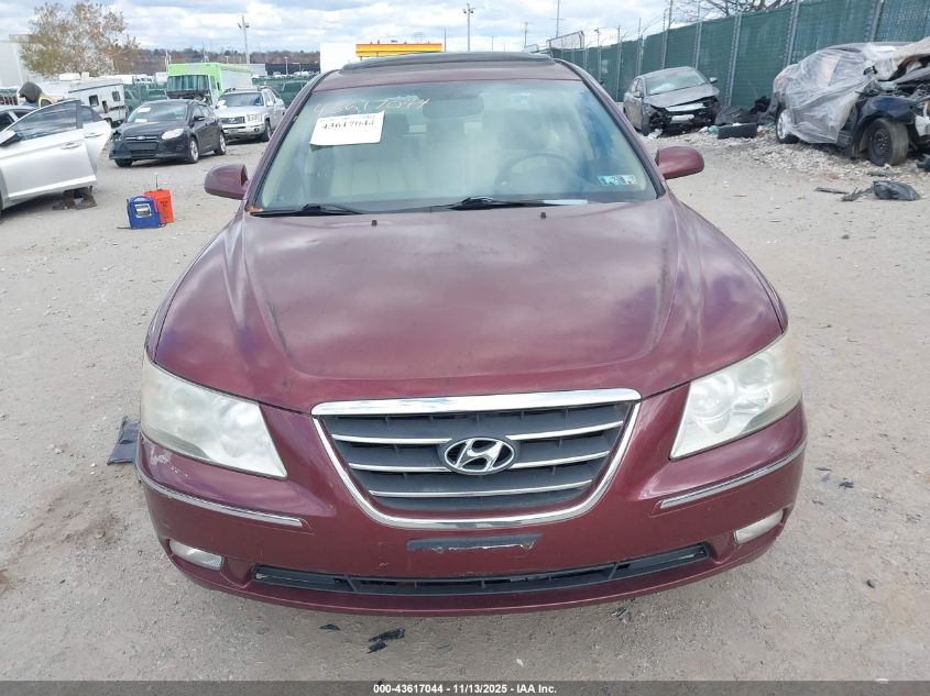 2009 Hyundai Sonata Limited VIN: 5NPEU46C89H554728 Lot: 43617044