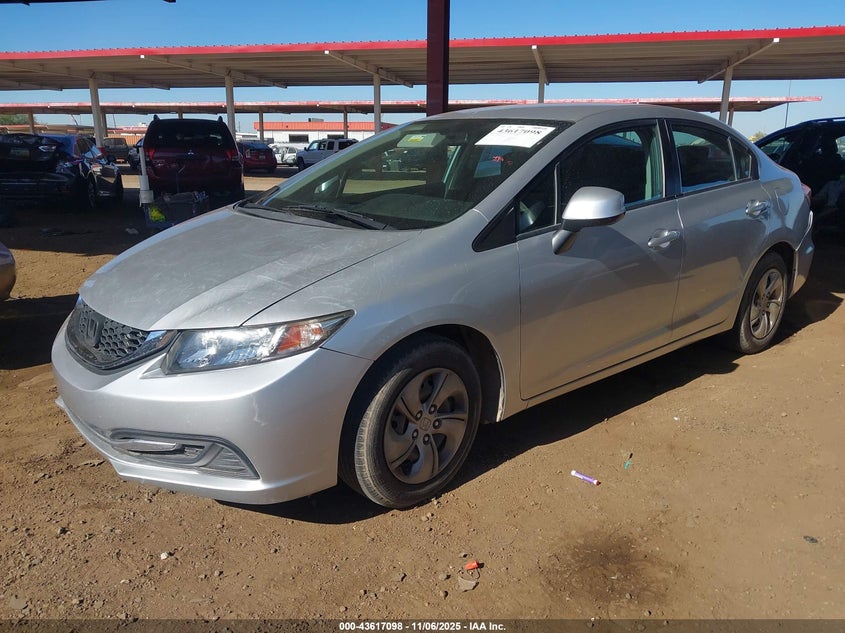 19XFB2F54DE280943 2013 HONDA CIVIC photo no. 2