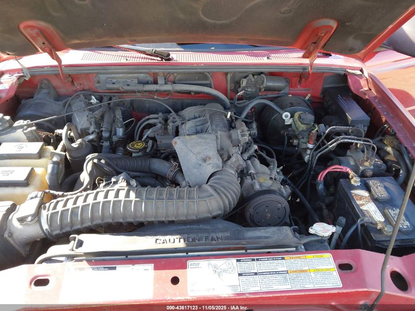 1998 Ford Ranger Splash/Xl/Xlt VIN: 1FTZR15X8WTA82737 Lot: 43617123