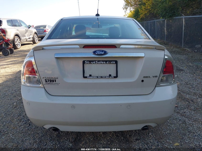 2009 Ford Fusion Sel VIN: 3FAHP08169R185458 Lot: 43617174