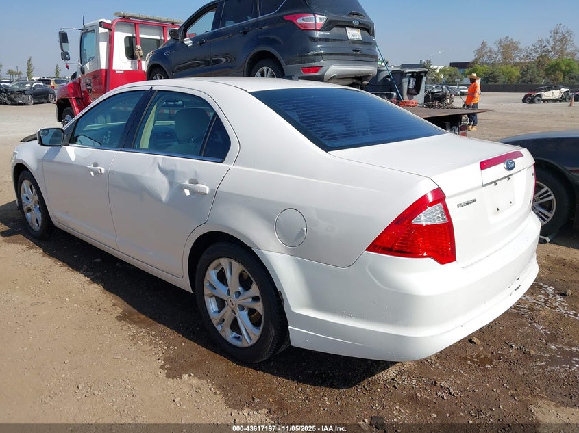 3FAHP0HA9CR439056 2012 FORD FUSION photo no. 3