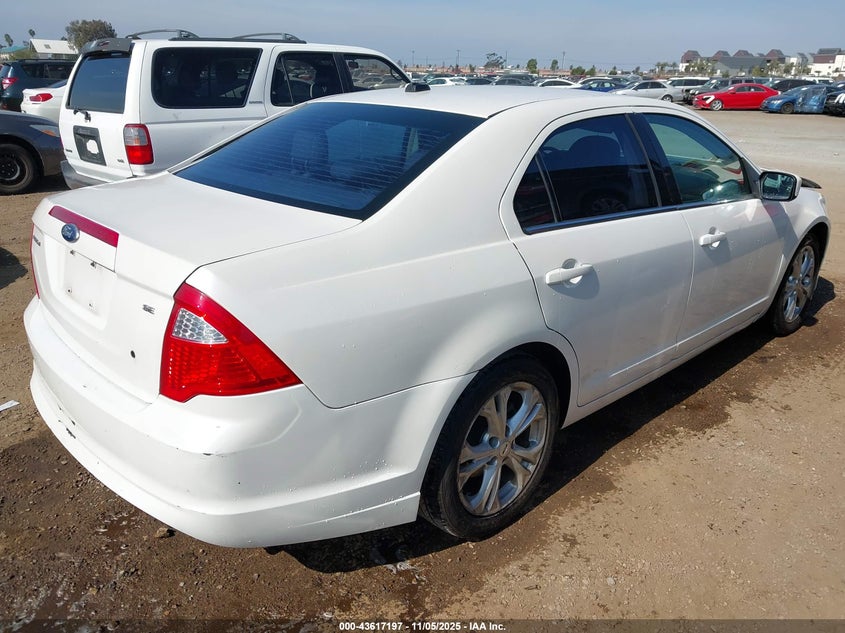 3FAHP0HA9CR439056 2012 FORD FUSION photo no. 4