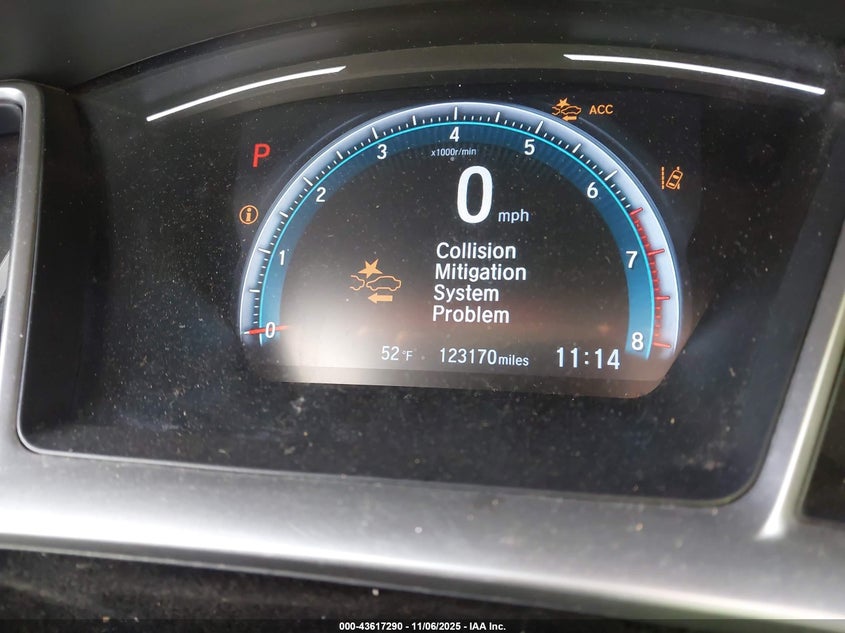 2019 HONDA CIVIC EX - JHMFC1F36KX002806