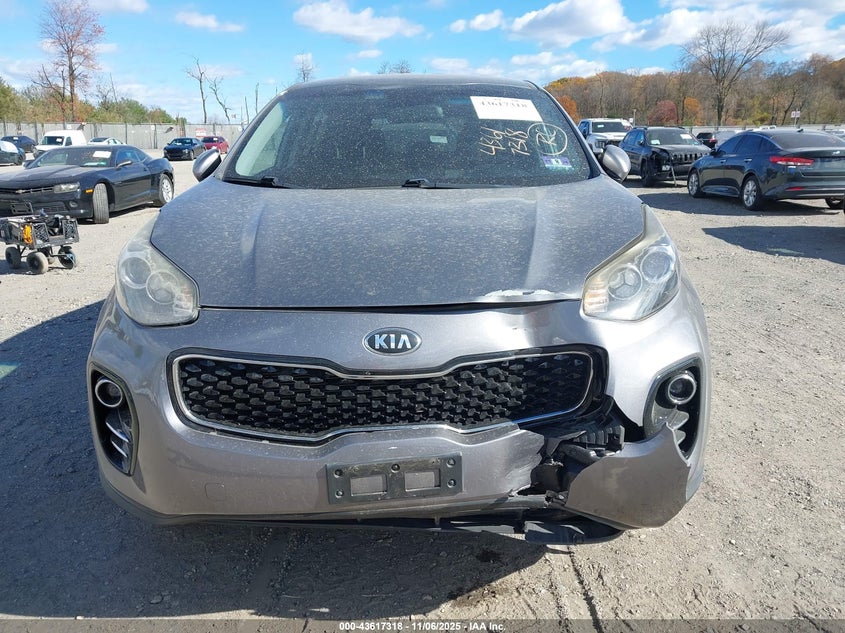 2017 KIA SPORTAGE LX KNDPMCACXH7297987