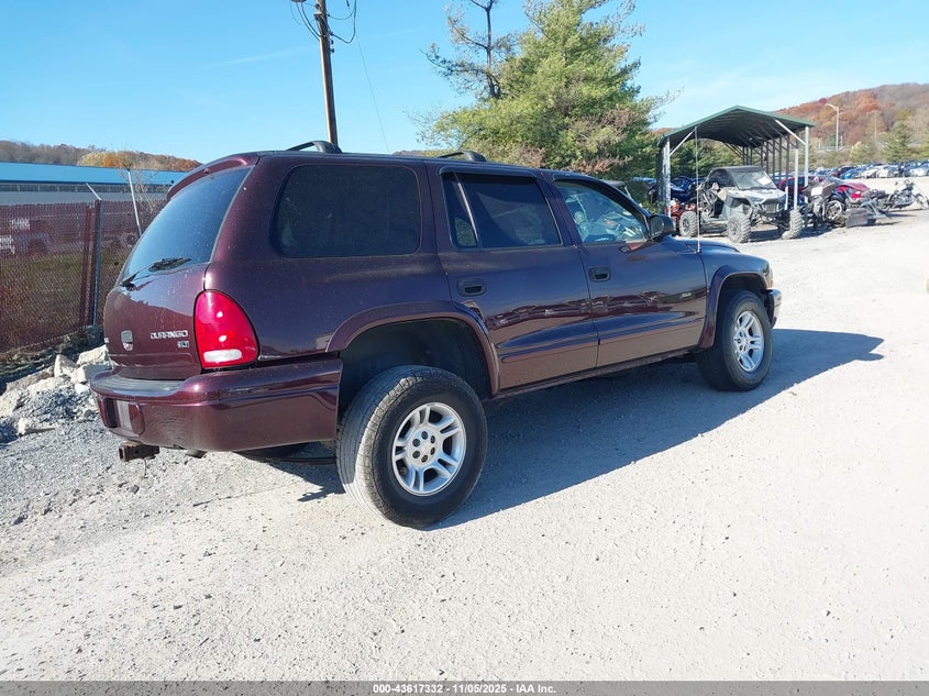 1D4HS48N33F597296 2003 DODGE DURANGO photo no. 4