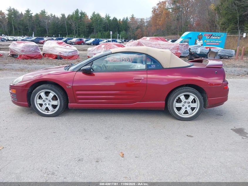 4A3AE85H91E045555 2001 MITSUBISHI ECLIPSE photo no. 12
