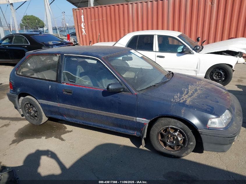 1989 Honda Civic VIN: 2HGED6343KH546268 Lot: 43617366