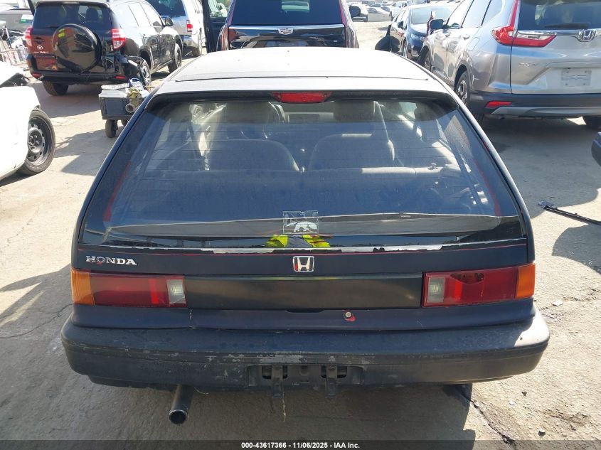 1989 Honda Civic VIN: 2HGED6343KH546268 Lot: 43617366