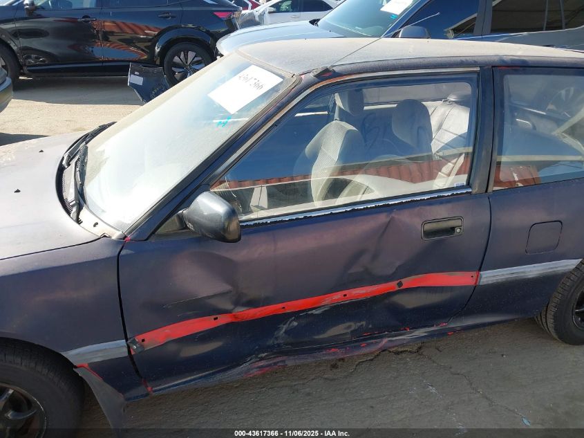 1989 Honda Civic VIN: 2HGED6343KH546268 Lot: 43617366