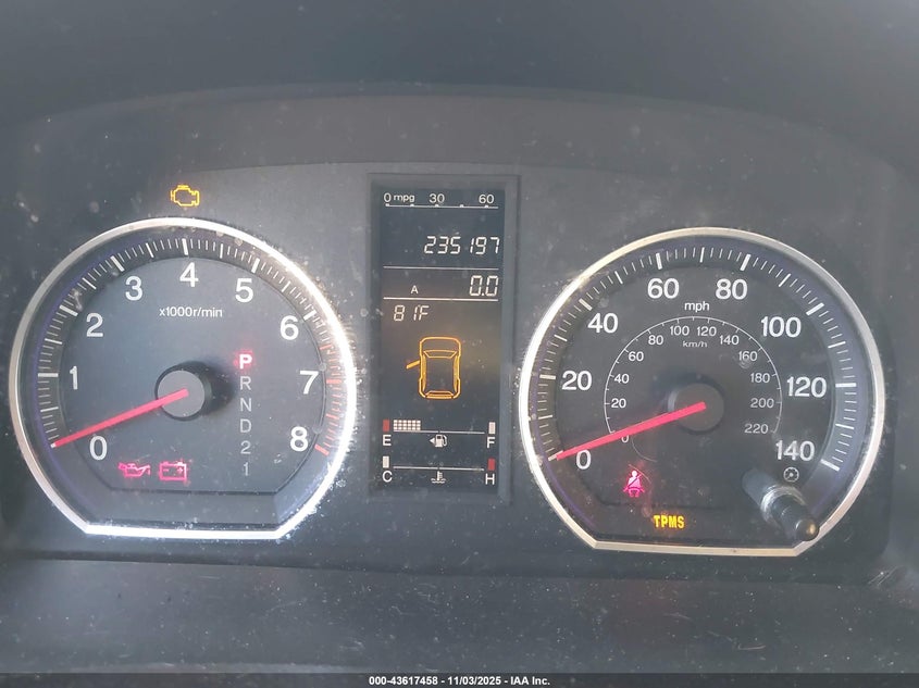 2007 Honda Cr-V Ex-L VIN: JHLRE38757C071511 Lot: 43617458